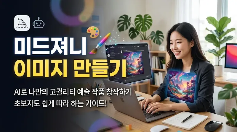 미드져니 이미지 만들기 완벽 가이드: AI 생성형 도구 설치 및 사용법 2026