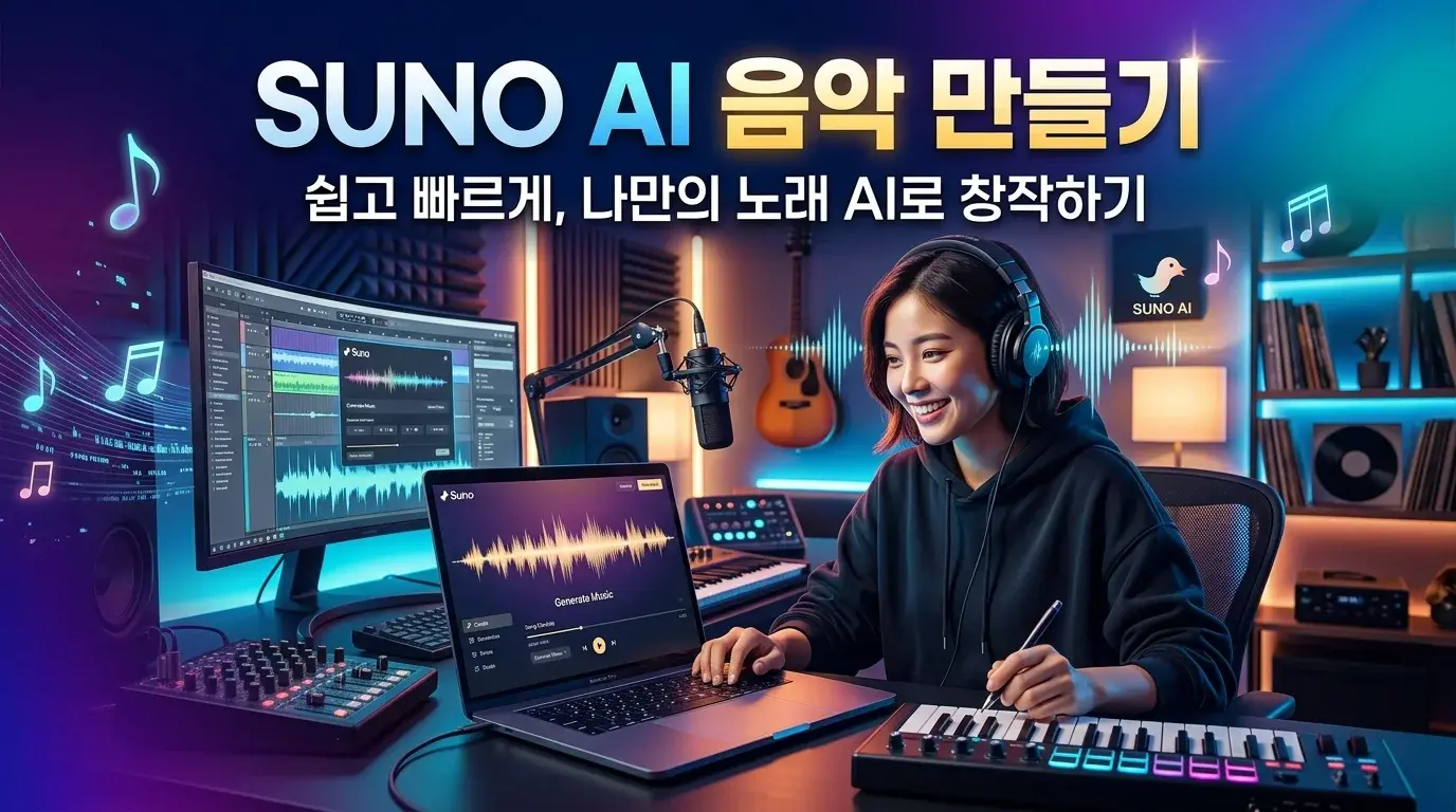 SUNO AI 음악 만들기