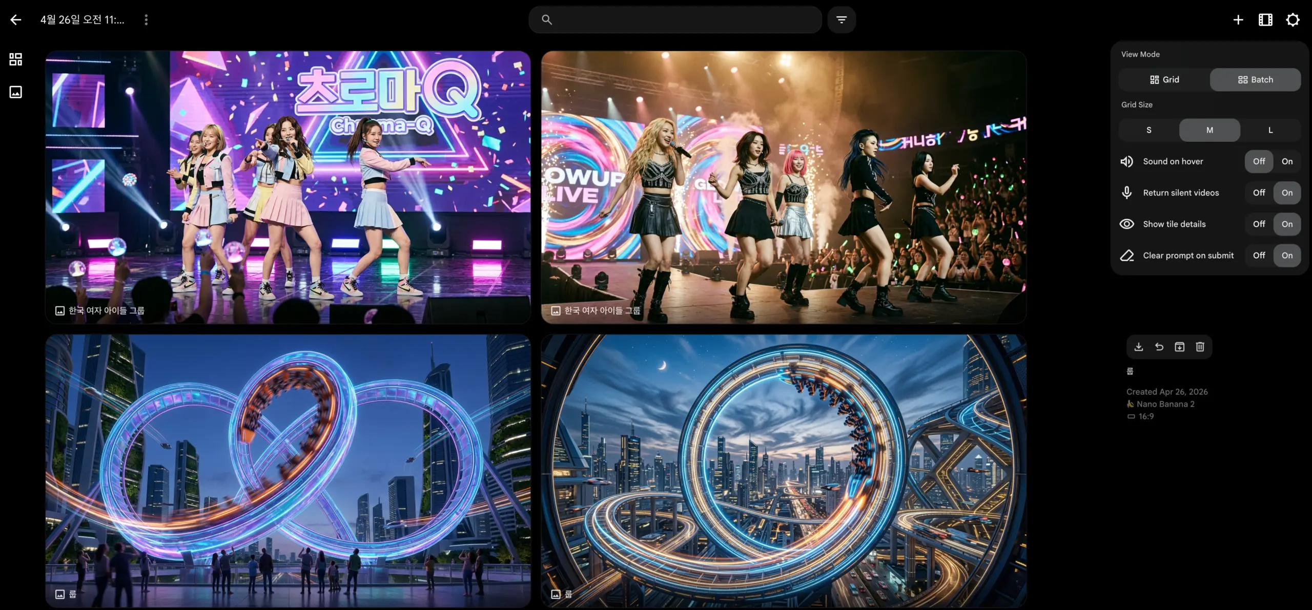 google flow 결과물